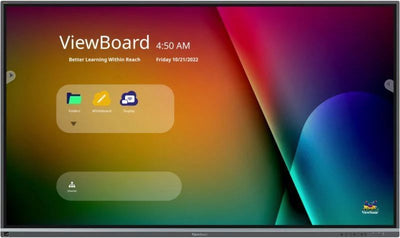 Viewsonic IFP7550-5F lavagna interattiva 190,5 cm (75") 3840 x 2160 Pixel Touch screen Nero HDMI [IFP7550-5F]
