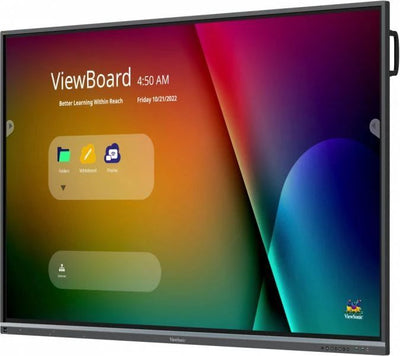 Viewsonic IFP7550-5F lavagna interattiva 190,5 cm (75") 3840 x 2160 Pixel Touch screen Nero HDMI [IFP7550-5F]
