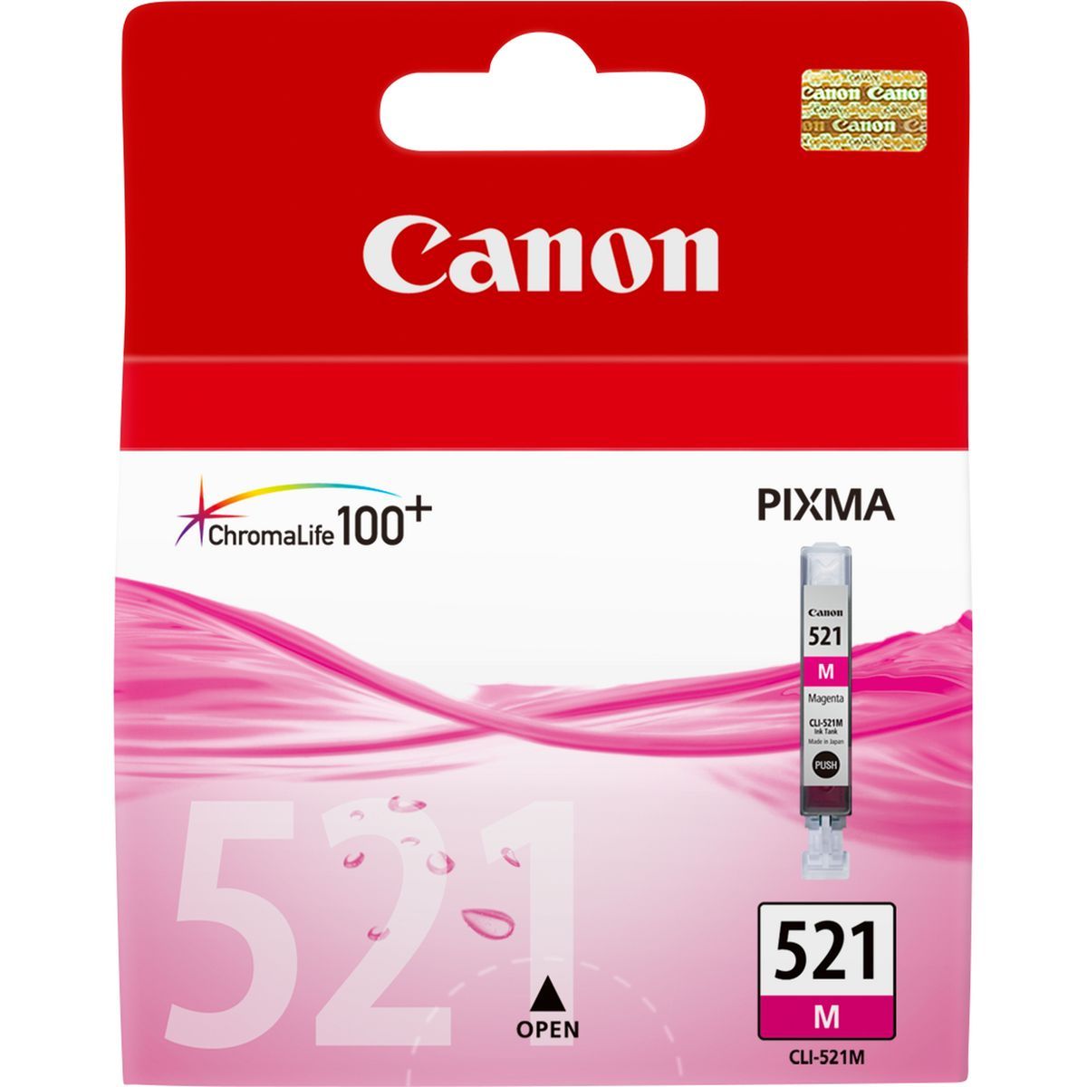 Canon Cartuccia d'inchiostro magenta CLI-521M [2935B001]