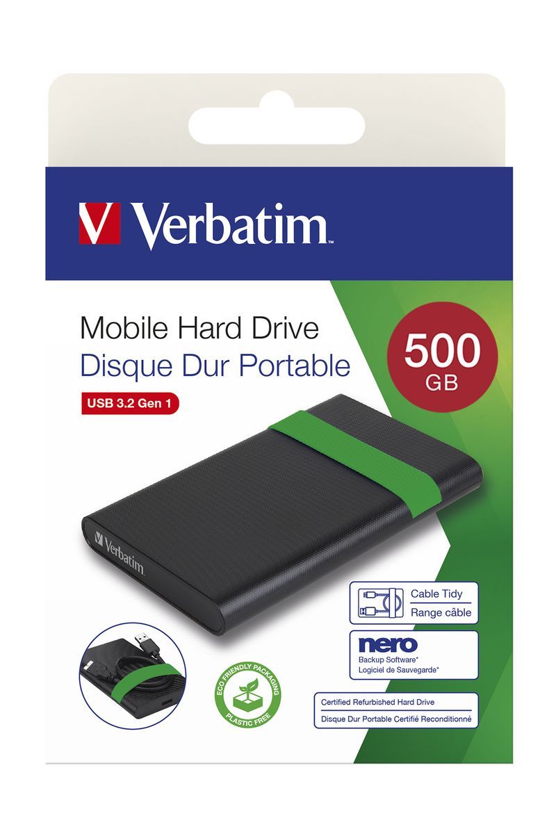 Disco Rigido Certificato Ricondizionato USB 3.2 GEN 1 500GB [53111]