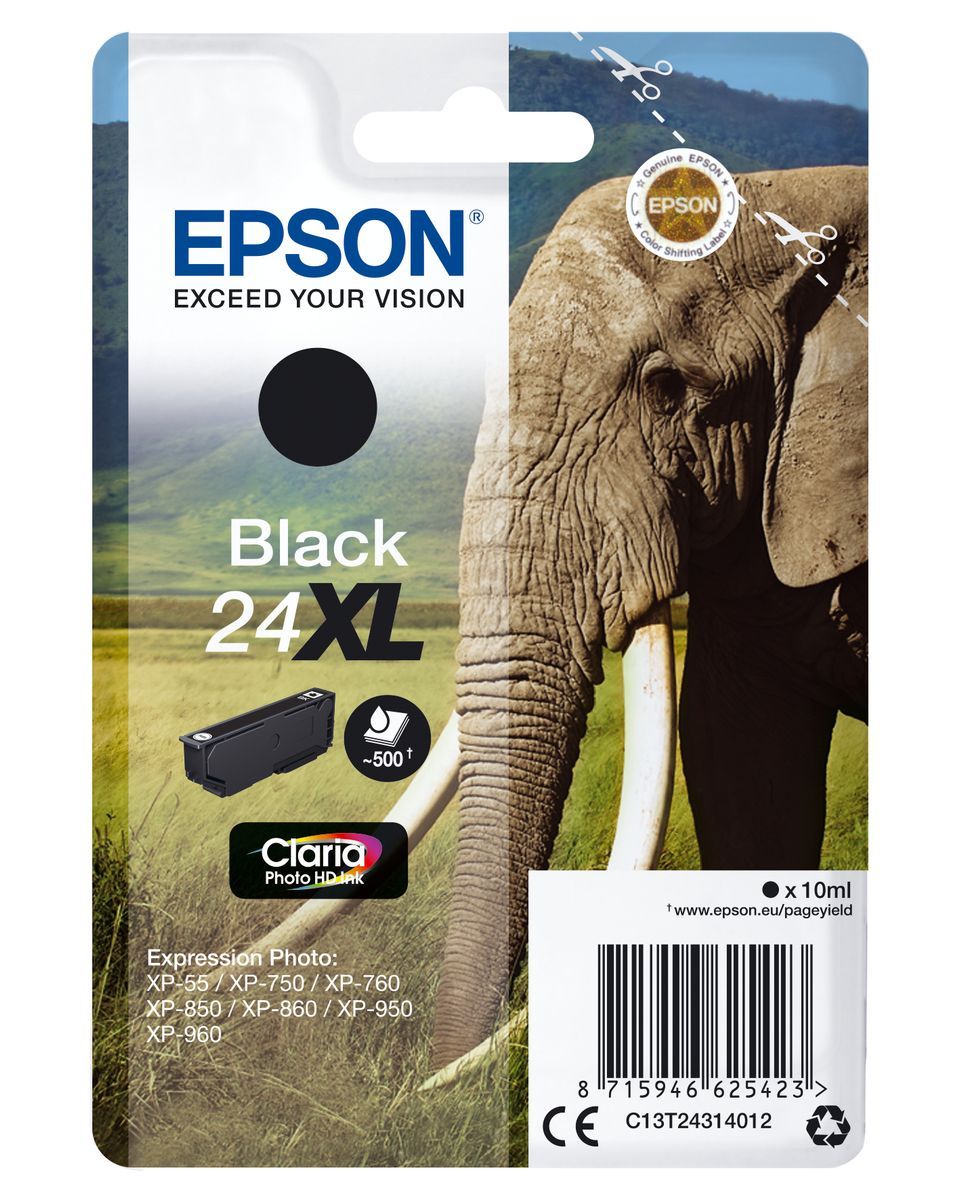 Epson Elephant Cartuccia Nero XL [C13T24314012]
