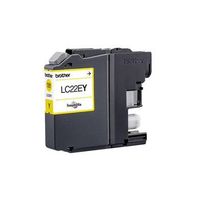 Brother LC22EY cartuccia d'inchiostro 1 pz Originale Giallo [LC22EY]