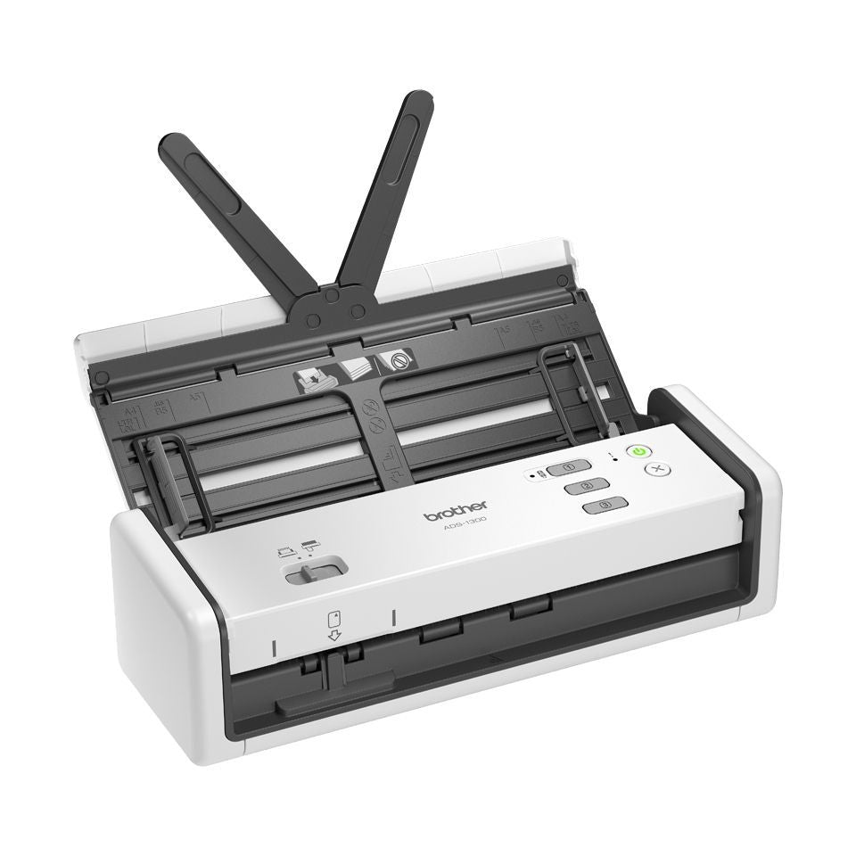 Brother ADS-1300 Scanner ADF 1200 x 1200 DPI A4 Bianco [ADS1300UN1]