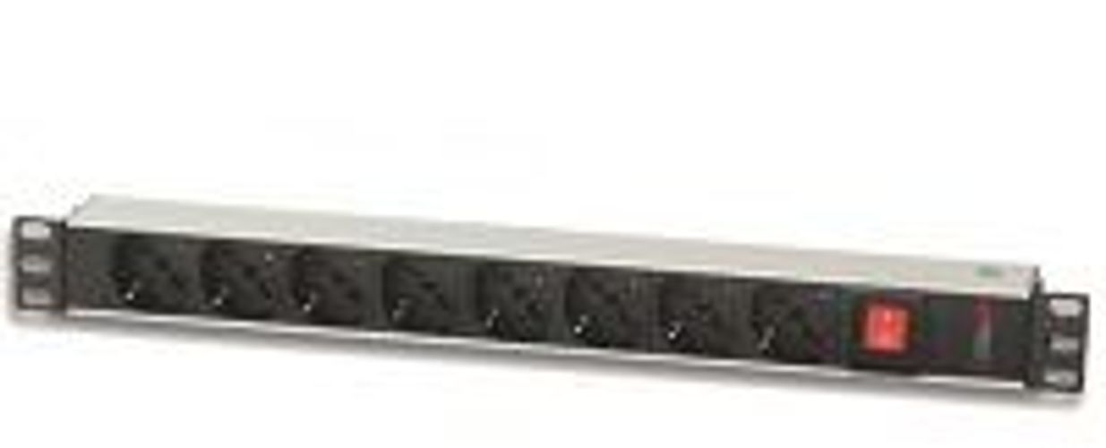 PDU 8 PRESE Schuko/ITA Int.Lum Cavo spina C20 [1CC8-0802-020]