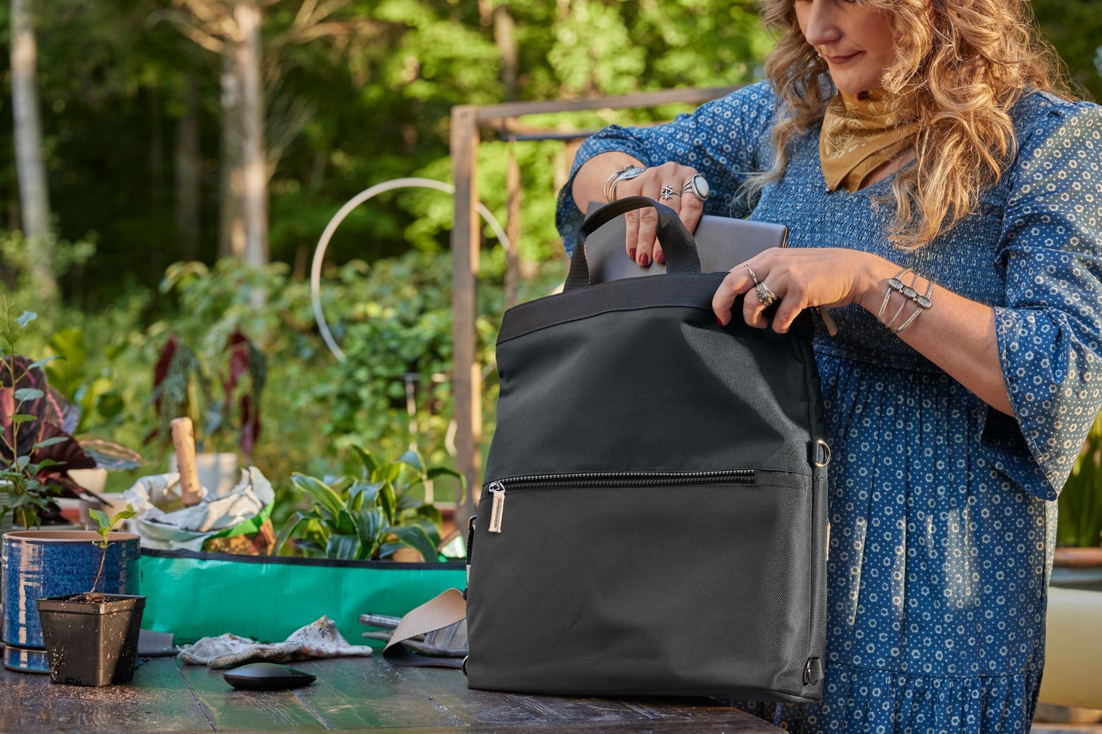 HP Borsa-zaino 14'' Convertible Laptop Backpack Tote [9C2H1AA]