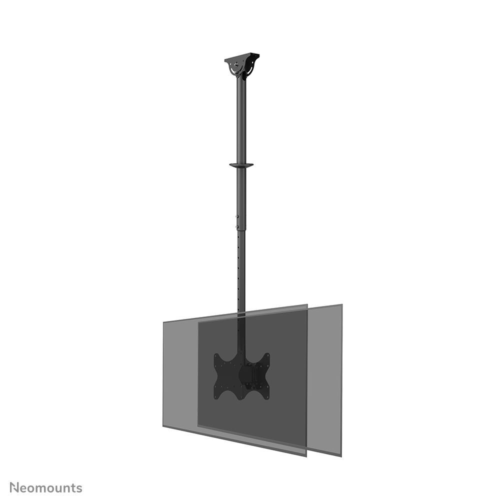 Neomounts CL35-340BL22 Supporto a soffitto per doppio monitor/TV 23-42" - alt. 106-156 cm [CL35-340BL22]