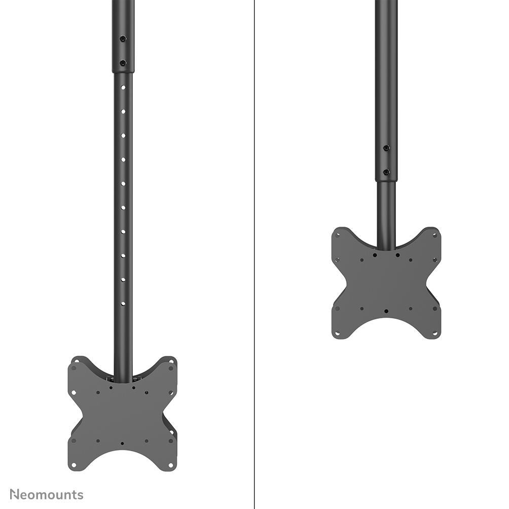 Neomounts CL35-340BL22 Supporto a soffitto per doppio monitor/TV 23-42" - alt. 106-156 cm [CL35-340BL22]