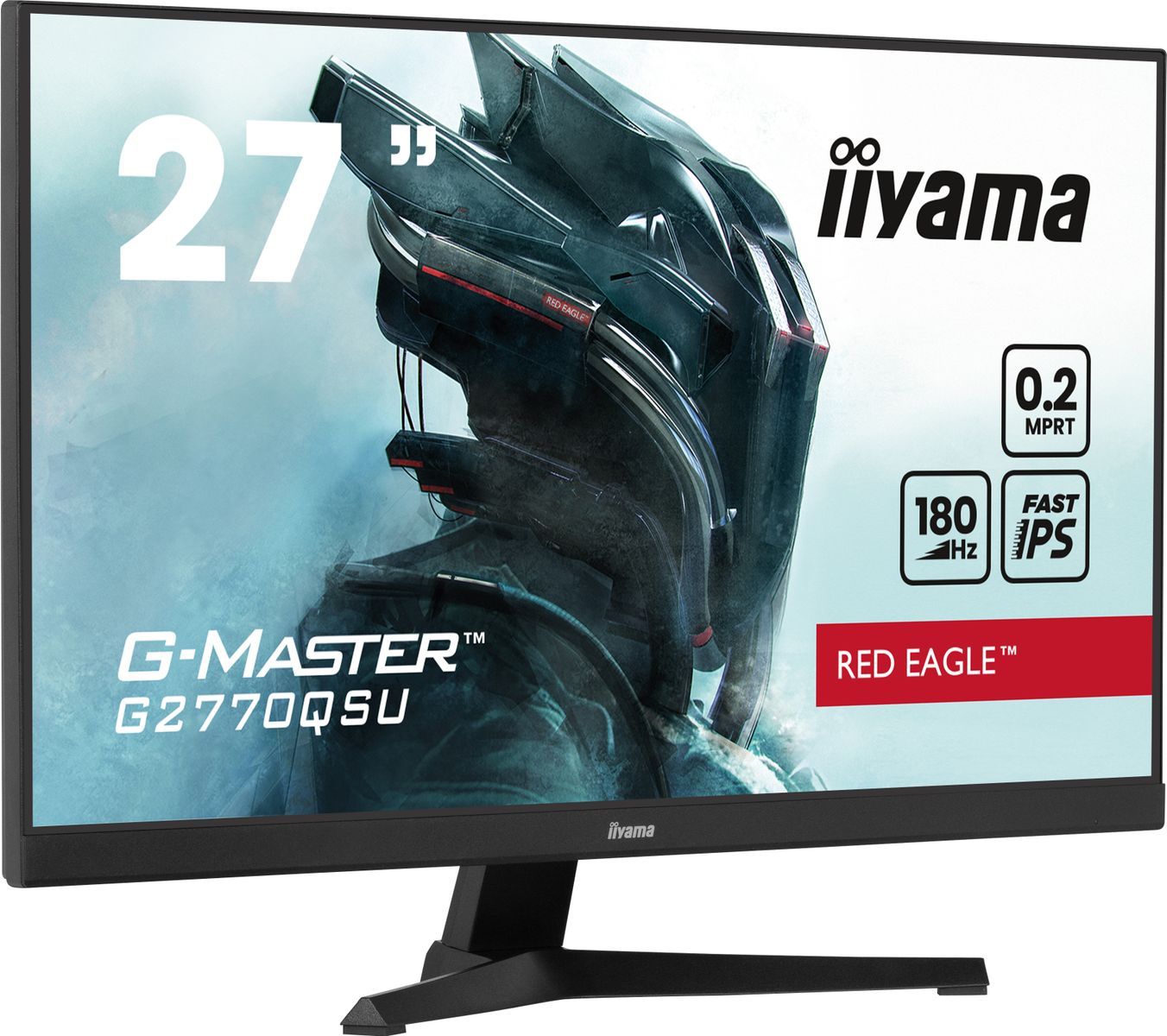 iiyama G-MASTER G2770QSU-B6 Monitor PC 68,6 cm (27") 2560 x 1440 Pixel Wide Quad HD LED Nero [G2770QSU-B6]