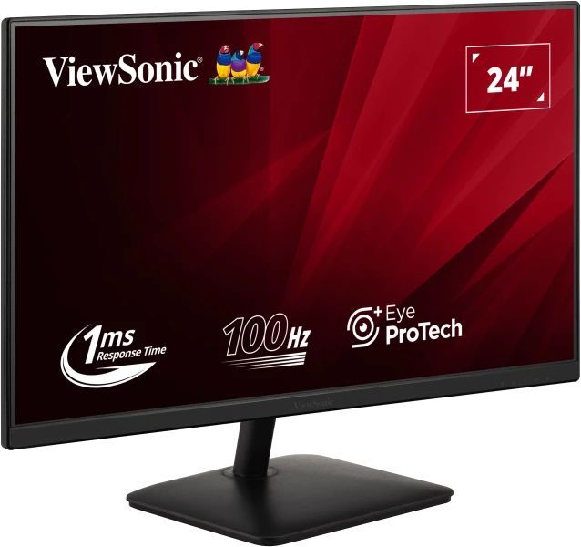 Viewsonic VA2408-MHDB Monitor PC 61 cm (24") 1920 x 1080 Pixel Full HD LED Nero [VA2408-MHDB]
