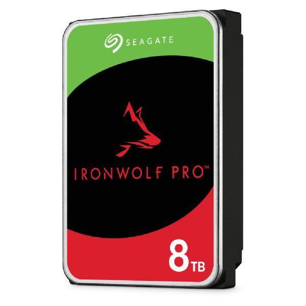 Seagate IronWolf Pro ST8000NT001 disco rigido interno 8 TB 7200 Giri/min 256 MB 3.5" Serial ATA III [ST8000NT001]