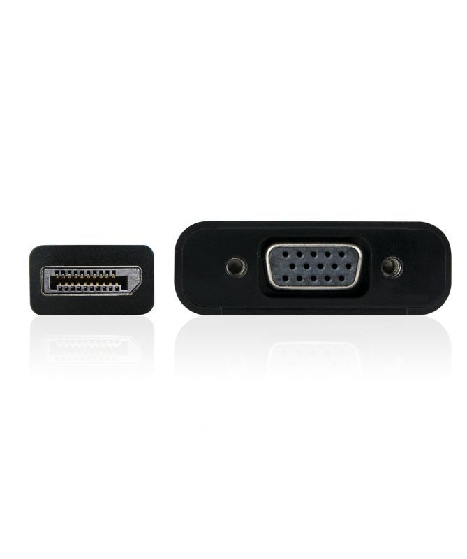 Vultech SN10407 cavo e adattatore video 0,135 m DisplayPort VGA (D-Sub) Nero [SN10407]