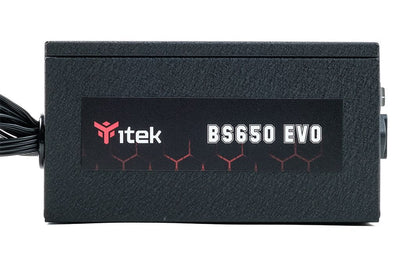 itek BS650 alimentatore per computer 650 W 24-pin ATX ATX Nero [ITPSEBS650]