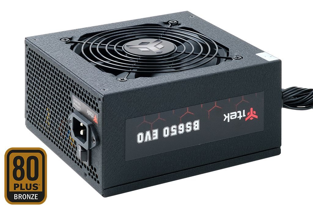 itek BS650 alimentatore per computer 650 W 24-pin ATX ATX Nero [ITPSEBS650]