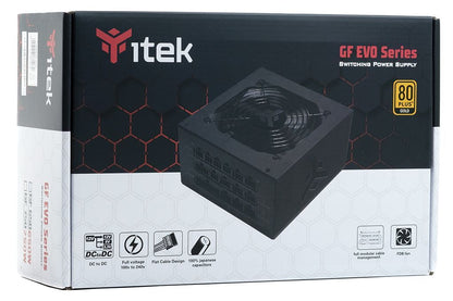 itek GF650 alimentatore per computer 650 W 24-pin ATX ATX Nero [ITPSEGF650]