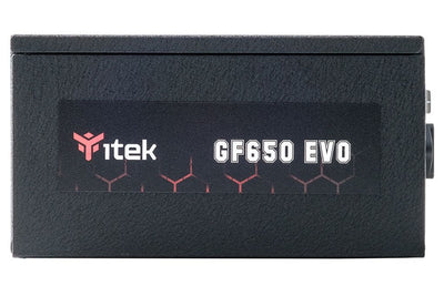 itek GF650 alimentatore per computer 650 W 24-pin ATX ATX Nero [ITPSEGF650]