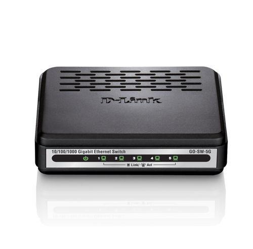 D-Link GO-SW-5G switch di rete Non gestito Nero [GO-SW-5G]