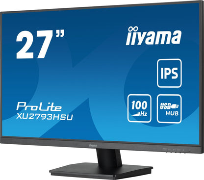 iiyama ProLite XU2793HSU-B6 Monitor PC 68,6 cm (27") 1920 x 1080 Pixel Full HD LED Nero [XU2793HSU-B6]