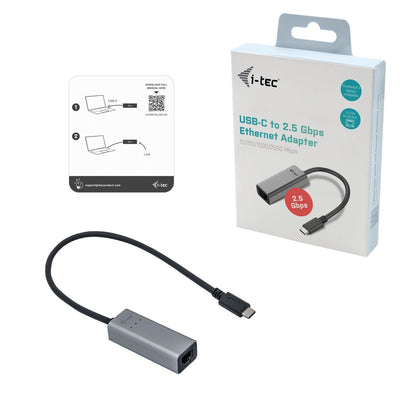 i-tec Metal USB-C/USB-A 2.5Gbps Ethernet Adapter [C31METAL25LAN]