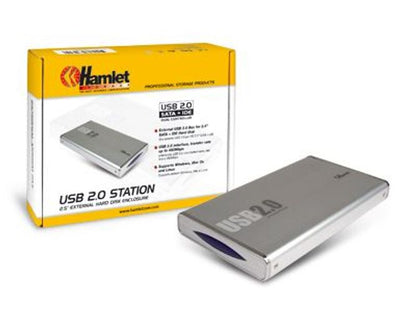 Hamlet USB 2.0 Station box esterno per Hard Disk IDE/Sata 2,5'' [HXD2CCUU]