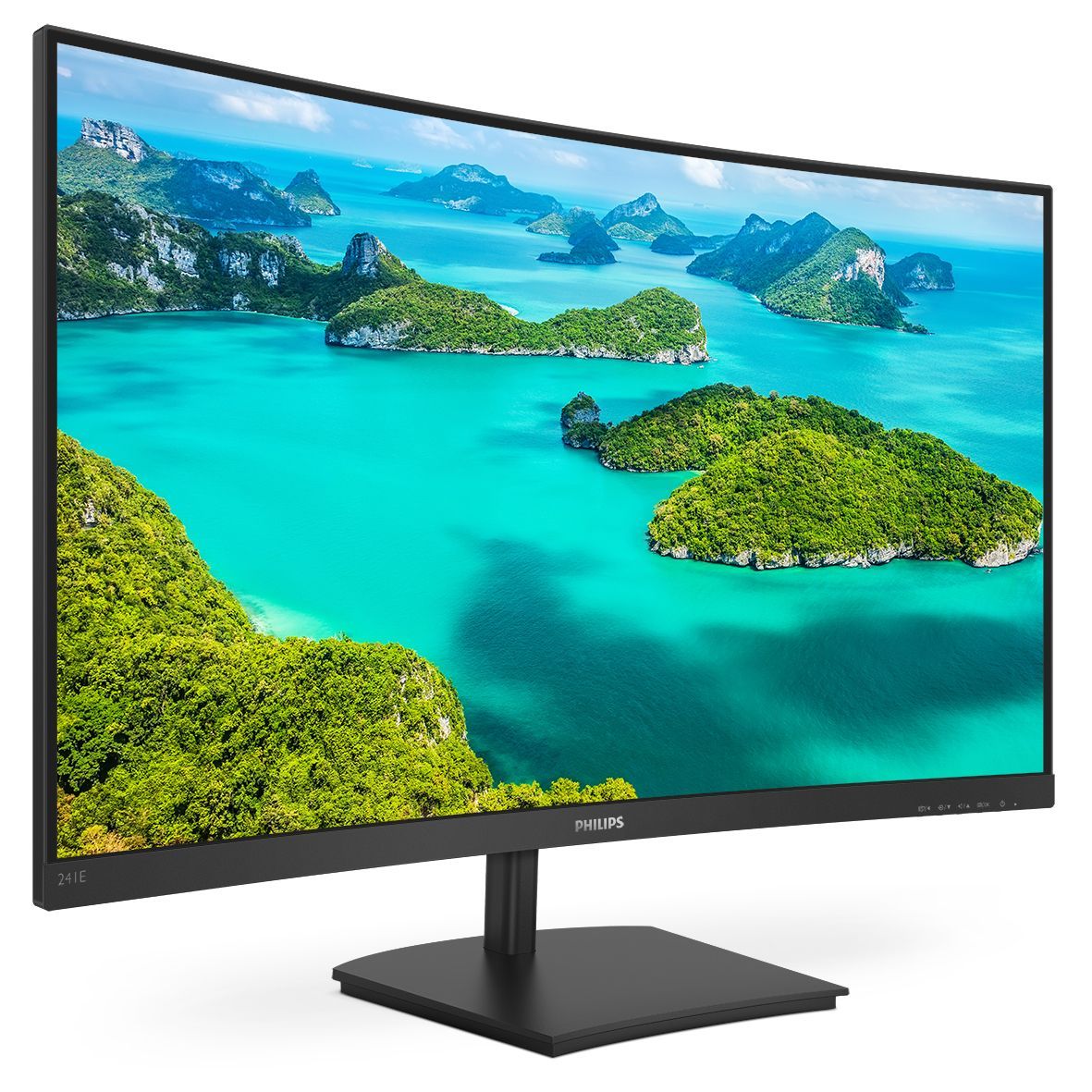 Philips E Line 241E1SCA/00 Monitor PC 59,9 cm (23.6") 1920 x 1080 Pixel Full HD LCD Nero [241E1SCA/00]