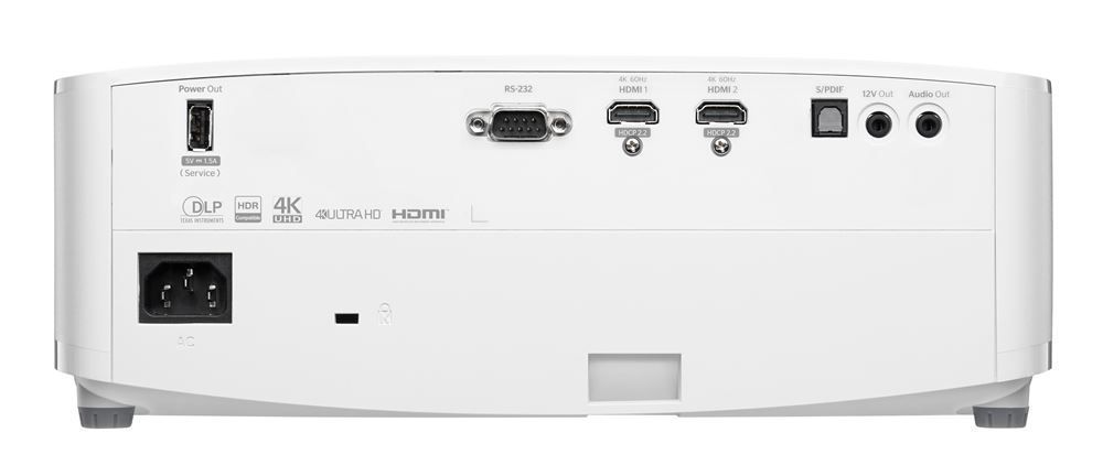 Optoma 4K400STx videoproiettore Proiettore a corto raggio 4000 ANSI lumen DLP UHD 4K (3840x2160) Compatibilità 3D Bianco [4K400STX]