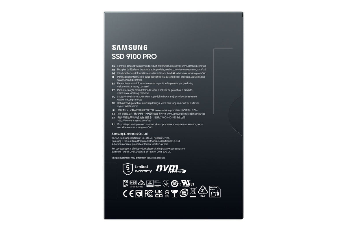 Samsung NVMe 9100 PRO 1 TB [MZ-VAP1T0BW]