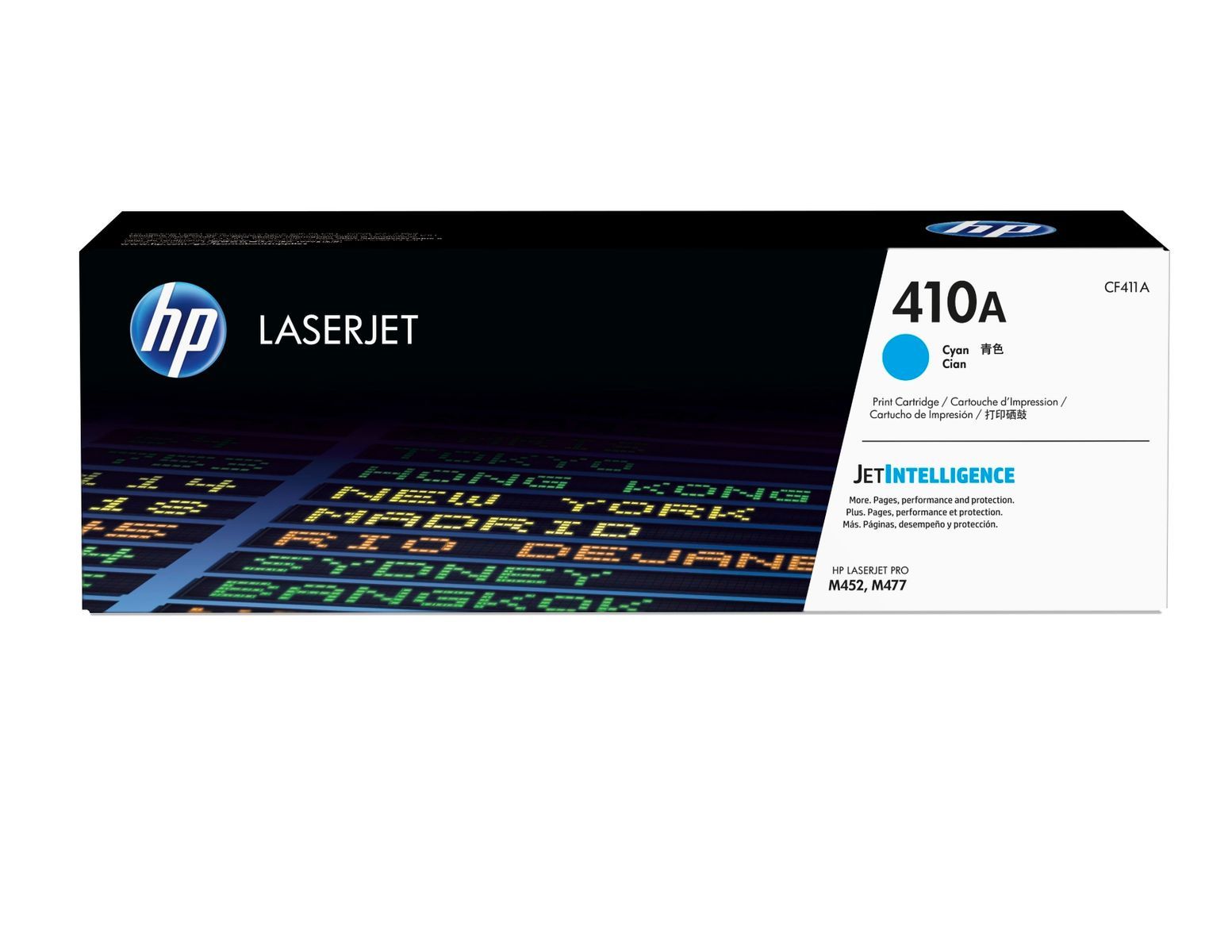 HP Cartuccia Toner originale ciano LaserJet 410A [CF411A]