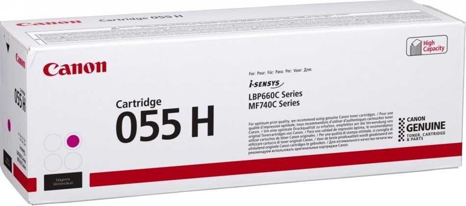 Canon 055H cartuccia toner 1 pz Originale Magenta [3018C002]