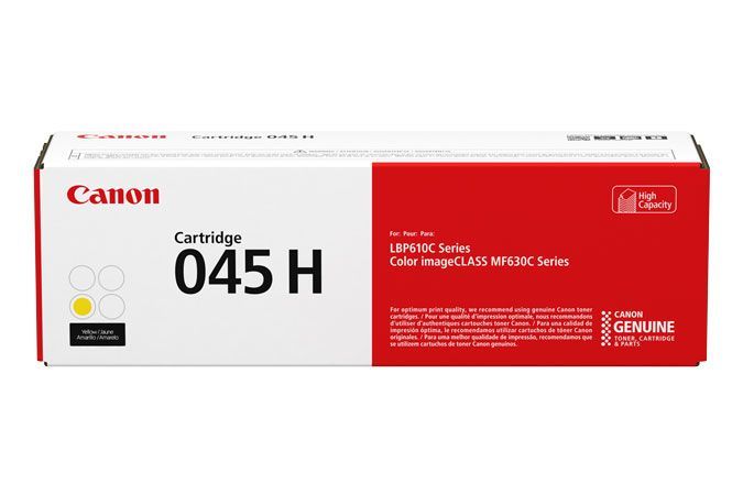 Canon 045 H cartuccia toner 1 pz Originale Giallo [1243C002]