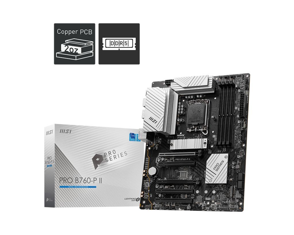 MSI PRO B760-P II scheda madre Intel B760 LGA 1700 ATX [PROB760-PII]