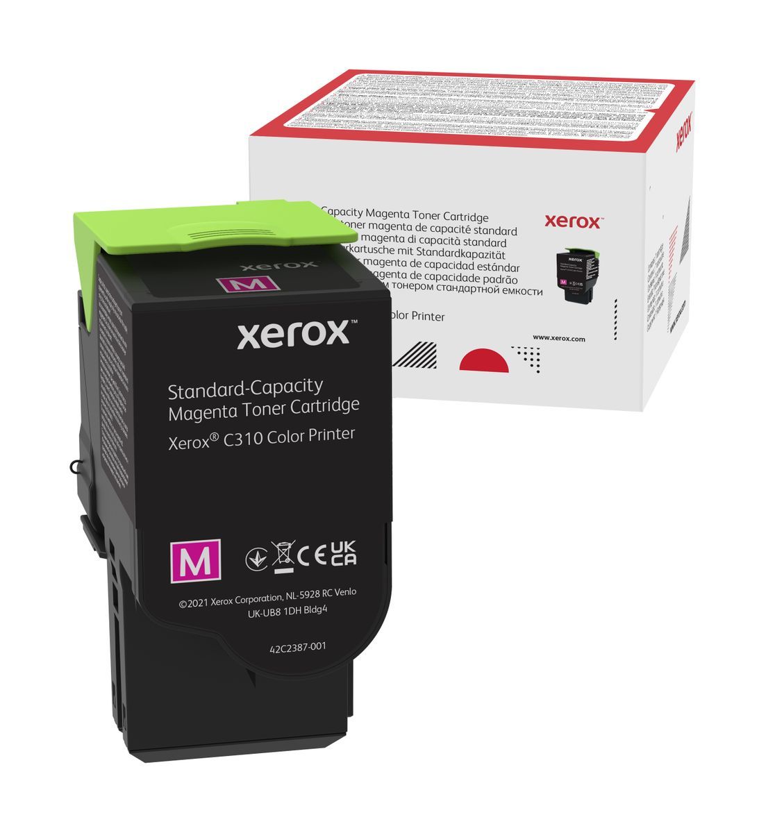 Xerox Cartuccia toner Magenta a Capacità standard da 2000 Pagine per Stampante a colori  C310/multifunzione a colori  C315 (006R04358) [006R04358]