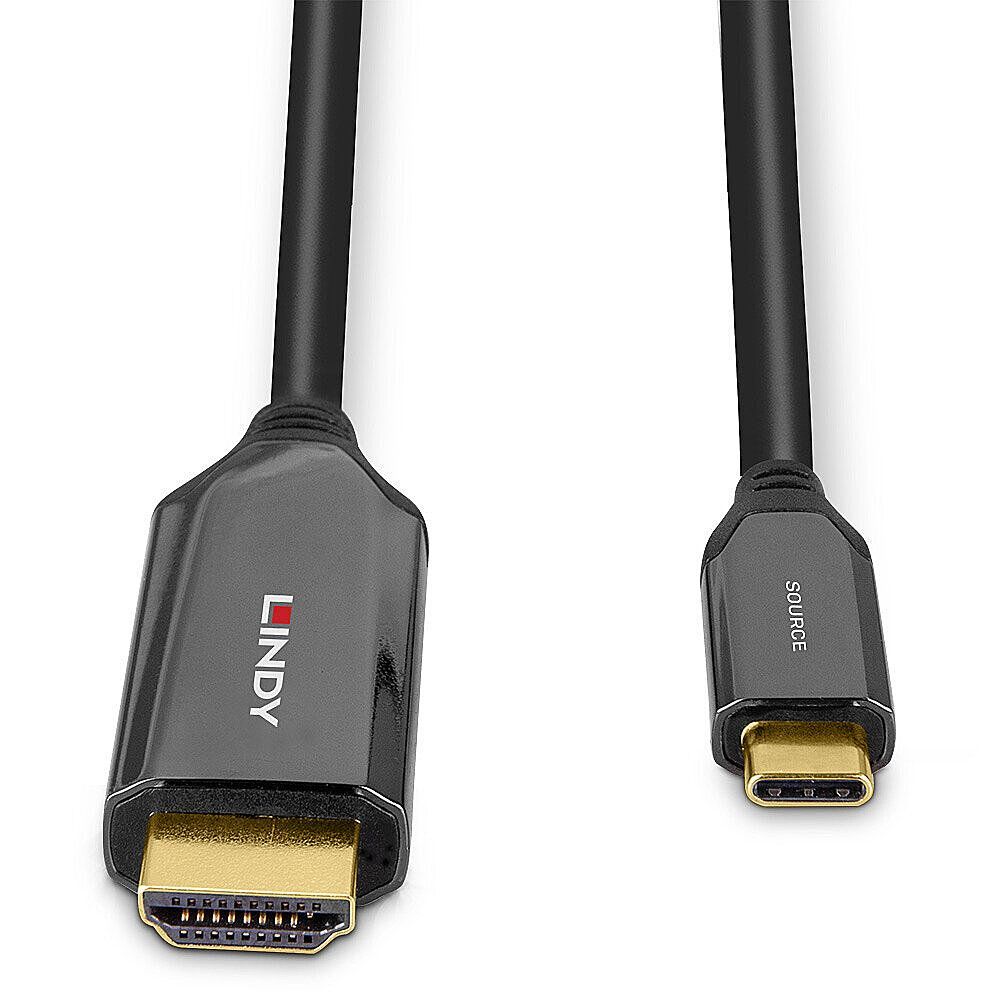 Lindy 43369 cavo e adattatore video 3 m USB tipo-C HDMI tipo A (Standard) Nero [LINDY43369]