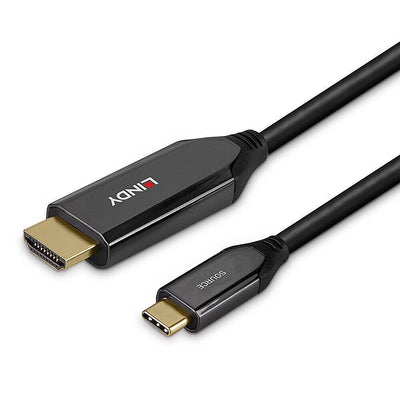 Lindy 43369 cavo e adattatore video 3 m USB tipo-C HDMI tipo A (Standard) Nero [LINDY43369]