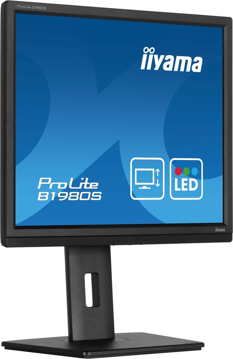 iiyama ProLite B1980S-B1 Monitor PC 48,3 cm (19") 1280 x 1024 Pixel VGA LED Nero [B1980S-B1]