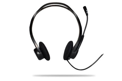 Logitech 960 USB Auricolare Cablato A Padiglione Musica e Chiamate USB tipo A Nero [981-000100]