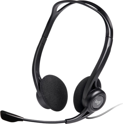 Logitech 960 USB Auricolare Cablato A Padiglione Musica e Chiamate USB tipo A Nero [981-000100]