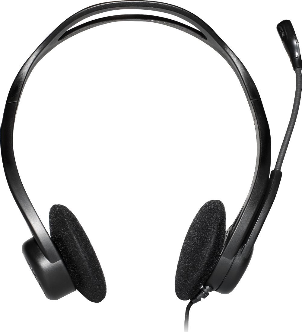 Logitech 960 USB Computer Headset Auricolare Cablato A Padiglione Musica e Chiamate Nero [981-000100]