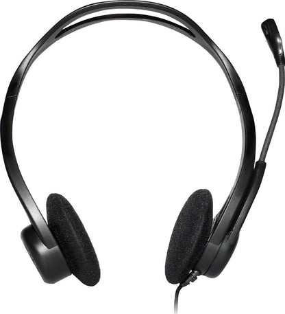 Logitech 960 USB Computer Headset Auricolare Cablato A Padiglione Musica e Chiamate Nero [981-000100]