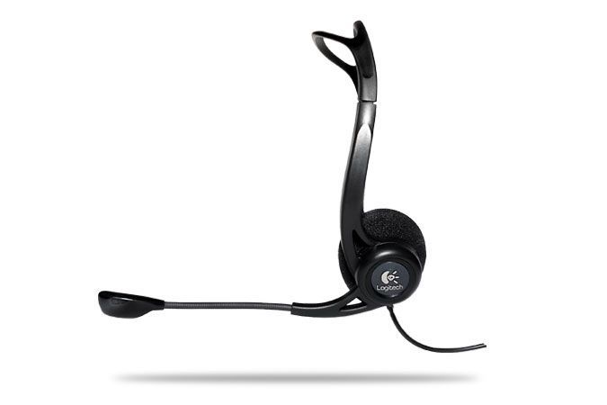 Logitech 960 USB Computer Headset Auricolare Cablato A Padiglione Musica e Chiamate Nero [981-000100]