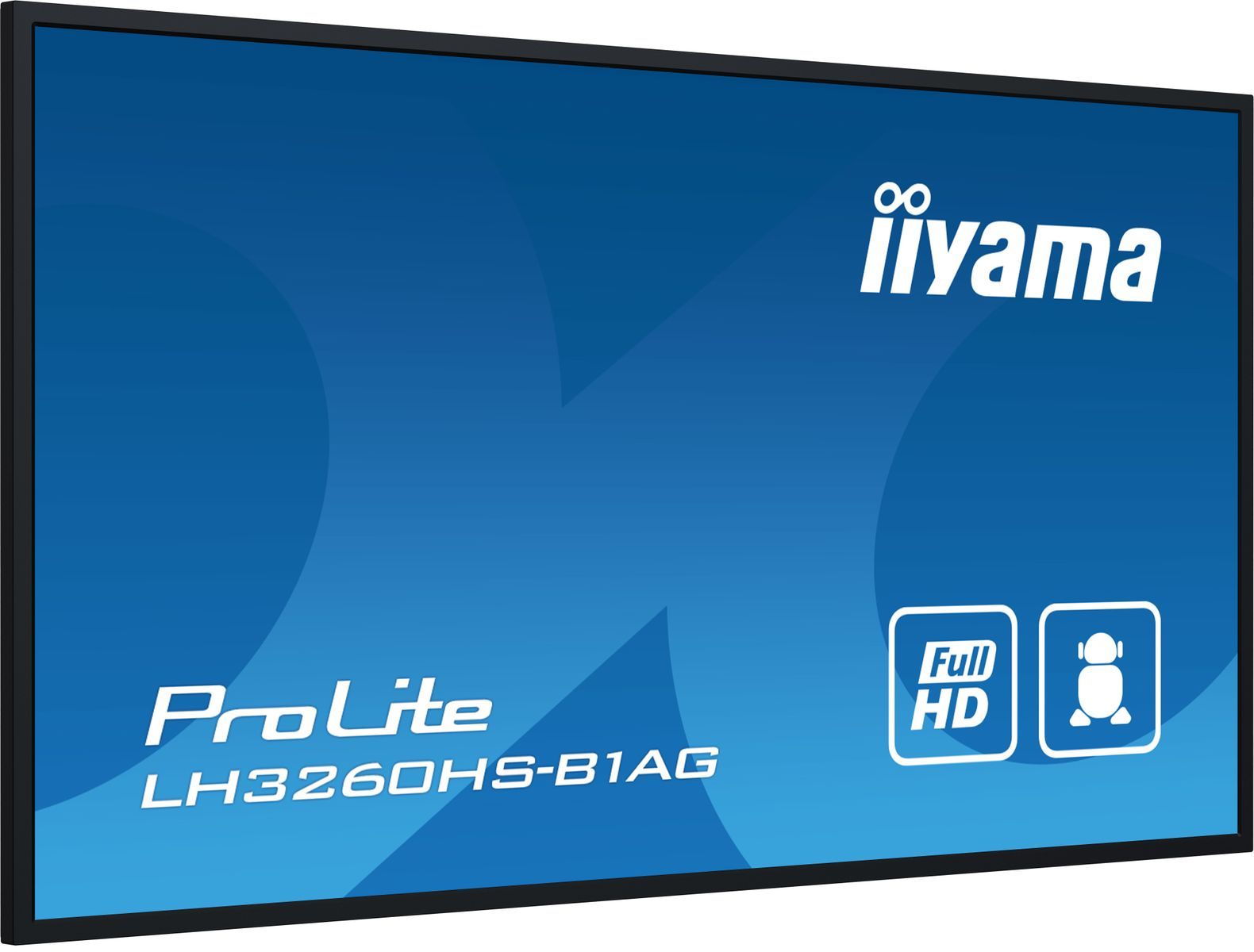 iiyama LH3260HS-B1AG visualizzatore di messaggi Pannello A digitale 80 cm (31.5") LED Wi-Fi 500 cd/m Full HD Nero Processore integrato Android 11 24/7 [LH3260HS-B1AG]