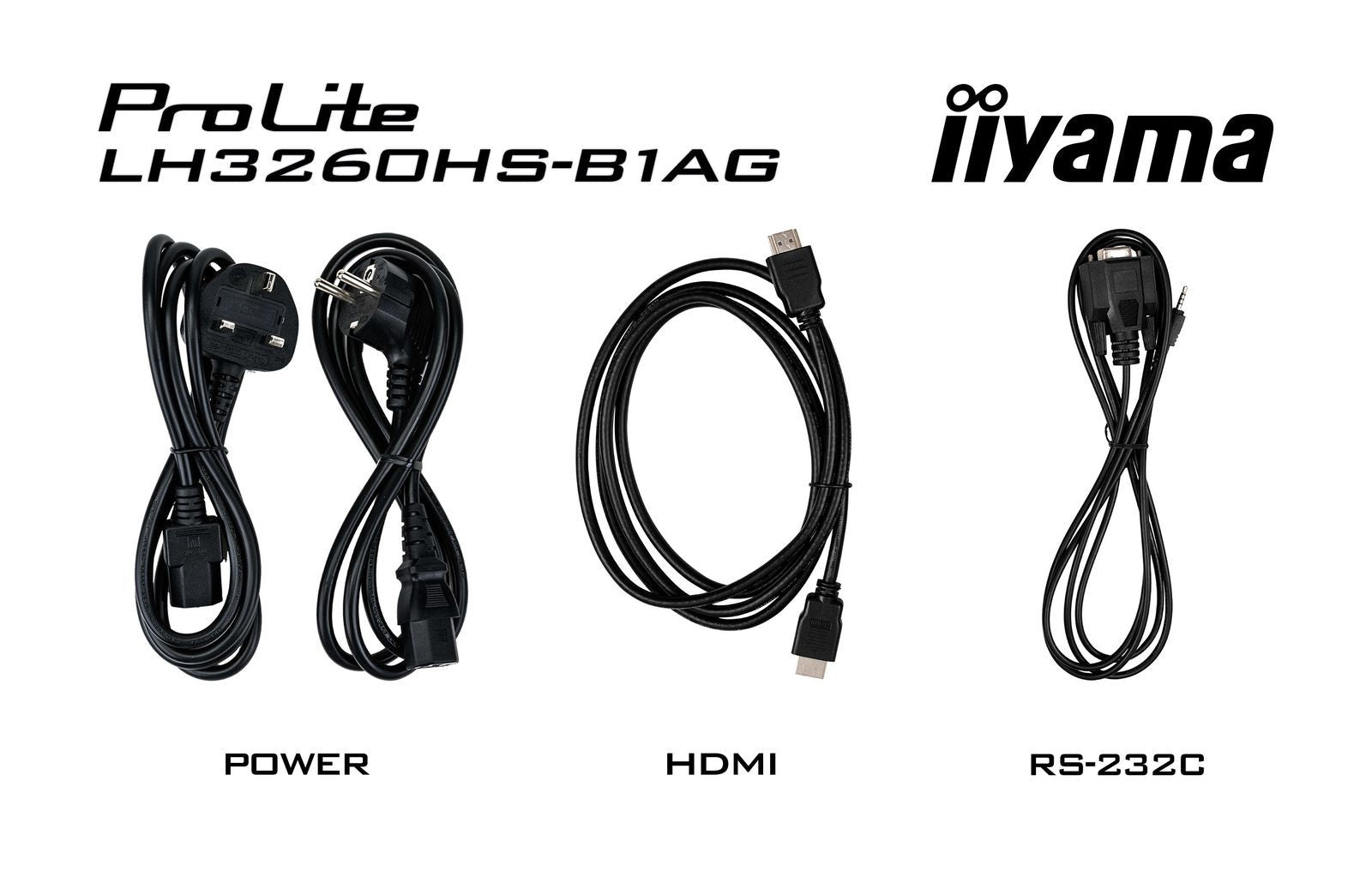 iiyama LH3260HS-B1AG visualizzatore di messaggi Pannello A digitale 80 cm (31.5") LED Wi-Fi 500 cd/m Full HD Nero Processore integrato Android 11 24/7 [LH3260HS-B1AG]