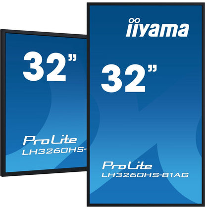 iiyama PROLITE Pannello A digitale 80 cm (31.5") LED Wi-Fi 500 cd/m Full HD Nero Processore integrato Android 11 24/7 [LH3260HS-B1AG]