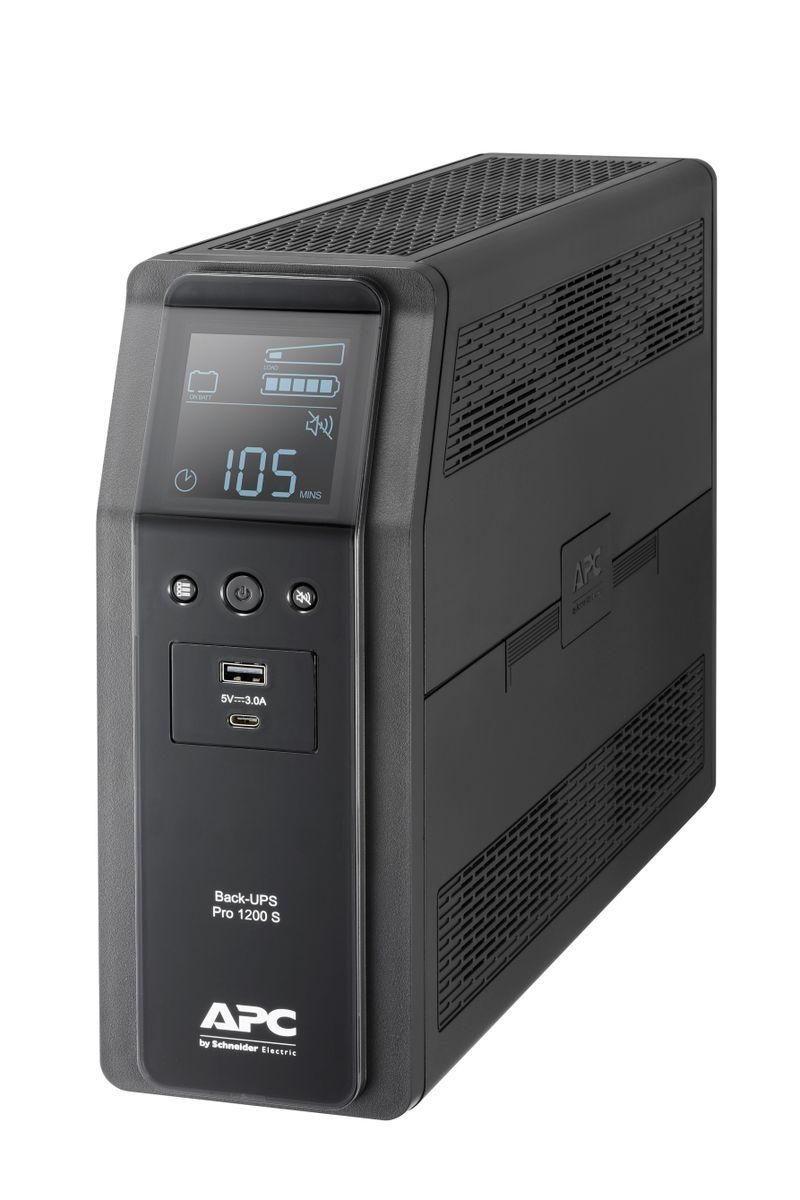 APC BACK UPS PRO BR 1200VA gruppo di continuità (UPS) A linea interattiva 1,2 kVA 720 W 8 presa(e) AC [BR1200SI]