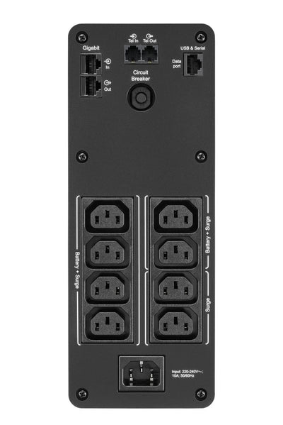 APC BACK UPS PRO BR 1200VA gruppo di continuità (UPS) A linea interattiva 1,2 kVA 720 W 8 presa(e) AC [BR1200SI]