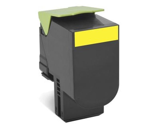Lexmark 702HY cartuccia toner 1 pz Originale Giallo [70C2HYE]