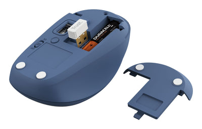 Trust Yvi+ mouse Universale Ambidestro RF senza fili + Bluetooth Ottico 1600 DPI [25455]