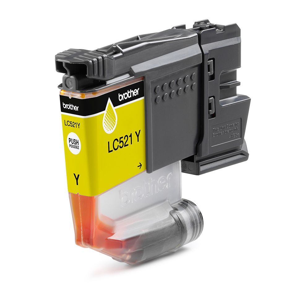 Brother LC521Y cartuccia d'inchiostro 1 pz Originale Giallo [LC521Y]