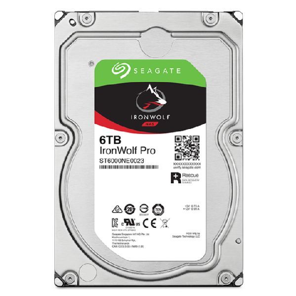 Seagate IronWolf Pro ST6000NT001 disco rigido interno 6 TB 7200 Giri/min 256 MB 3.5" [ST6000NT001]