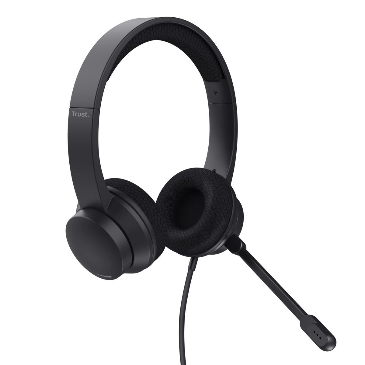 Trust HS-260 Auricolare Cablato Passanuca Ufficio USB tipo A Nero [25334]