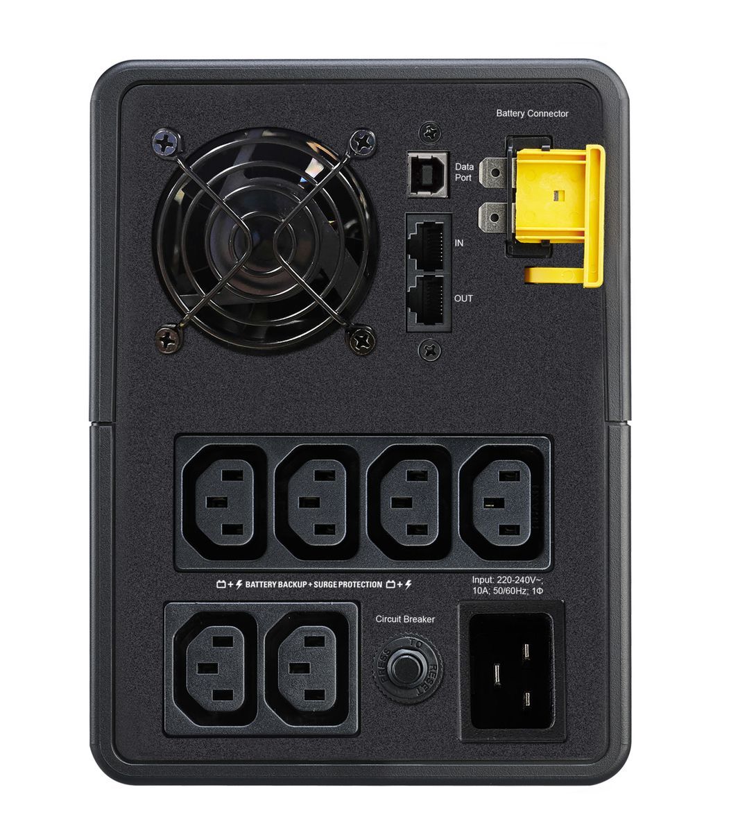 APC BX2200MI gruppo di continuità (UPS) A linea interattiva 2,2 kVA 1200 W 6 presa(e) AC [BX2200MI]